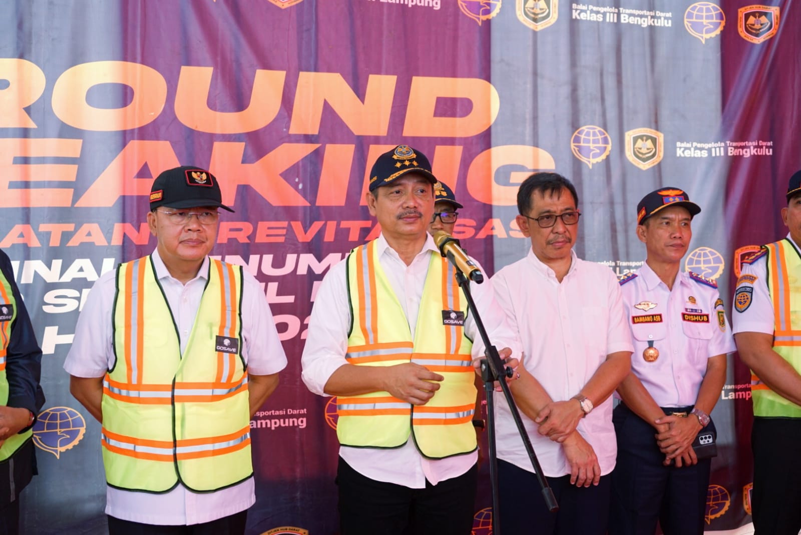 Gubernur Rohidin Resmikan Groundbreaking Terminal Penumpang Tipe A Air