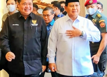 Ketua Umum Partai Golkar, Airlangga Hartarto bertemu dengan Ketua Umum Partai Gerindra Prabowo Subianto pekan lalu.